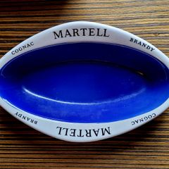 Vintage Martell cognac ashtray