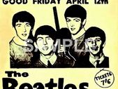 The Beatles The Cavern Club Liverpool 12th April 1963 Vintage Concert Poster Reproduction