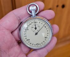 Vintage 1950s Pocket Watch Stop Watch German made