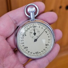 Vintage 1950s Pocket Watch Stop Watch German made