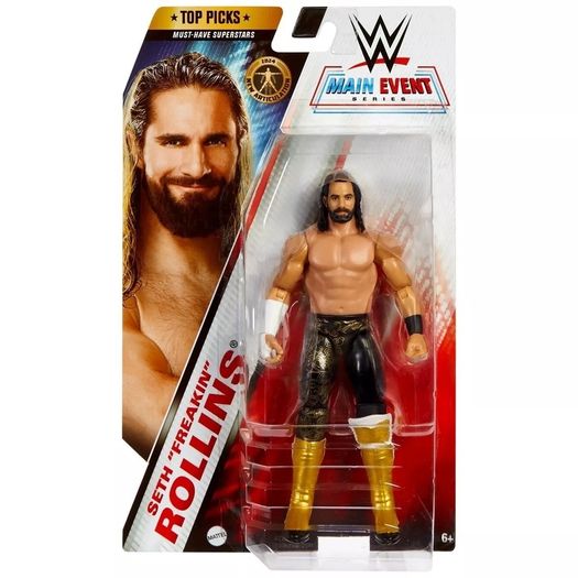 WWE Basic Main Event Top Picks 2024 SETH ROLLINS Action Figure Mattel NEW