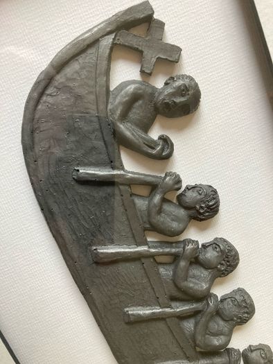 Wild goose sculptural metal picture- great gift
