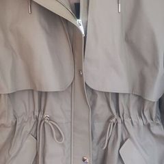 River island hooded trench coat