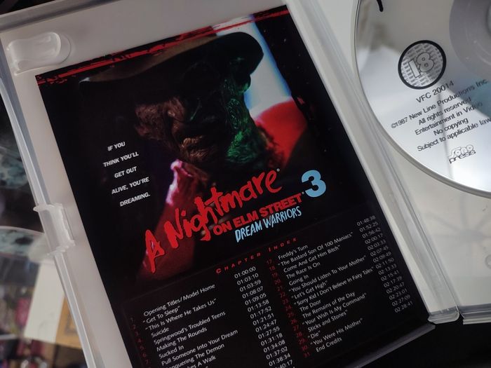 A Nightmare On Elm Street 3 - Dream Warriors ! DIgitaly Remastered ! 2001 ! DVD ! Horror !