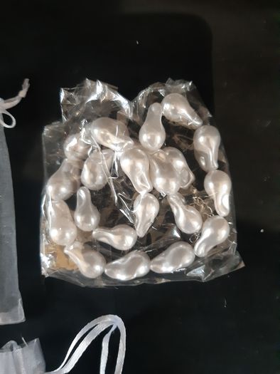 Faux Fresh Water Baroque Keshi Pearl Necklace