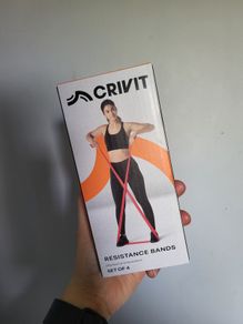 Resistance bands - pack of 4, exercise elastic bands