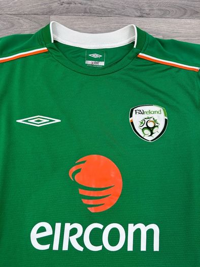 Vintage 2004 Umbro Ireland Home Jersey Shirt Mens Medium