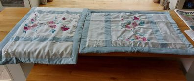 Catherine Lansfield Large Pillow Shams with Embroidered Flowers