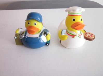 Repairman and Pizzaman Rubber Ducks
