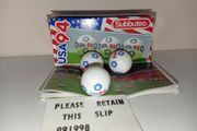 Waddingtons Subbuteo World Cup 1994 3 Footballs  Usa 94 In Original Box Excellent Condition