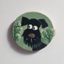 Hand painted wooden magnet! Image 3
