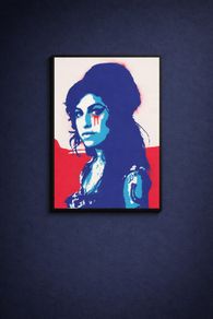 Unique Limited Edition Amy Winehouse Inspired Canvas - Free Post