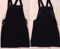 Pinafore Corduroy Dress