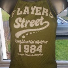 BNWT green Bershka top size L UK12 EU40 Postage included