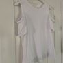 White Lace Cold Shoulder Top Image 6