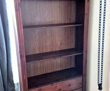 Living room cabinet with drawers and shelves