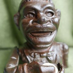 Antique Cast Iron Money Box