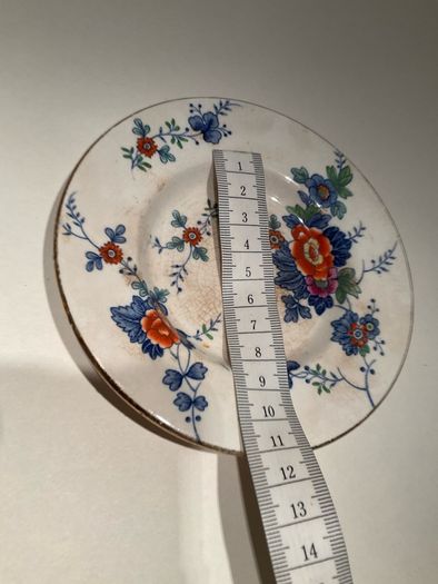 antique BOOTH FLORA porcelain plate c1916