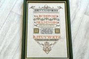 Embroidered Sampler