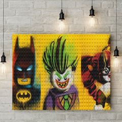 Cool Lego batman picture printed on 3mm hard foamex board printed picture wall board for kids room wall decor