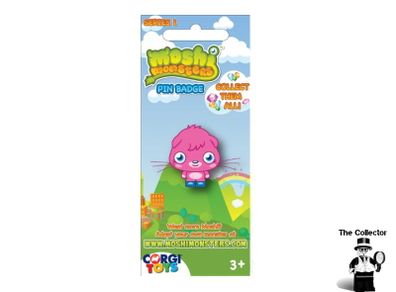 Corgi Moshi Monsters Series 1 Pin Badge Brand New In Packet