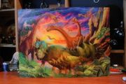 Dinosaur holographic picture