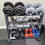 3 Tier Dumbbell Rack Home Gym Dumbbell Storage Stand Weights Storage Rack for Dumbbells Image 10