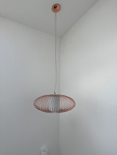 Copper pendant lamp shade