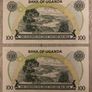 Sequential Ugandan 100 Shillings (Idi Amin) Image 2