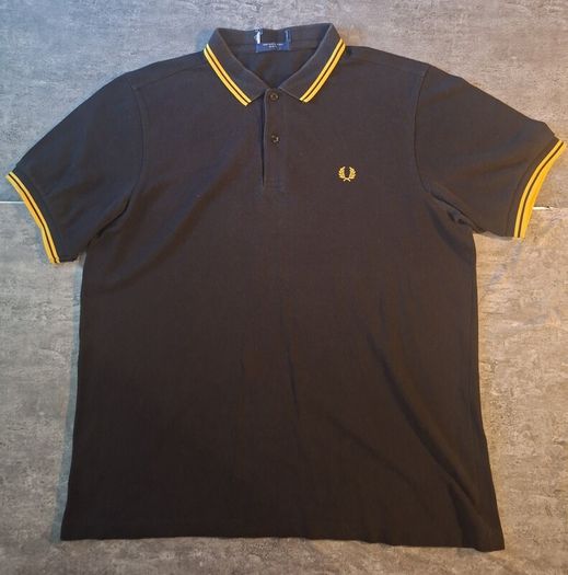 Fred Perry Polo - Black/Yellow L