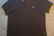 Fred Perry Polo - Black/Yellow L