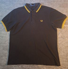 Fred Perry Polo - Black/Yellow L