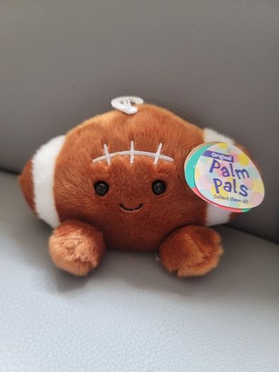 US Exclusive Palm Pals Tackle Aurora Adorable Football Stuffed Animal Brand New
