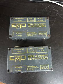 Emo System Passive Single Direct Injection Box - 2 x Di Box