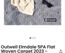 Outwell Elmdale Flat Woven Carpet