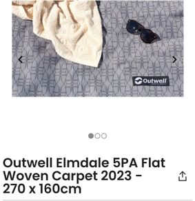 Outwell Elmdale Flat Woven Carpet