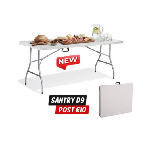 6ft Folding Table for Parties, BBQs, Camping