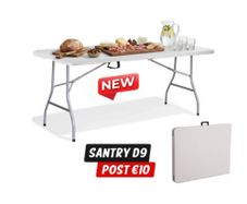 6ft Folding Table for Parties, BBQs, Camping