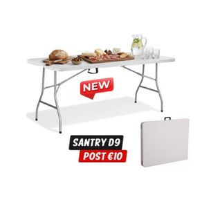 6ft Folding Table for Parties, BBQs, Camping