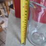 Vintage Heavy Clear Glass Pitcher Image 2