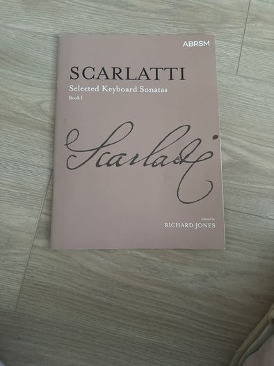Scarlatti selected Keyboard Sonatas piano book