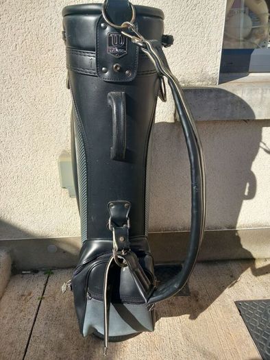 A selection of golf bags