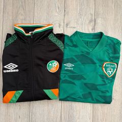 Irish Football Umbro Retro Training Top + Jersey (MEDIUM)