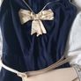 Navy wiggle dress XS Image 2