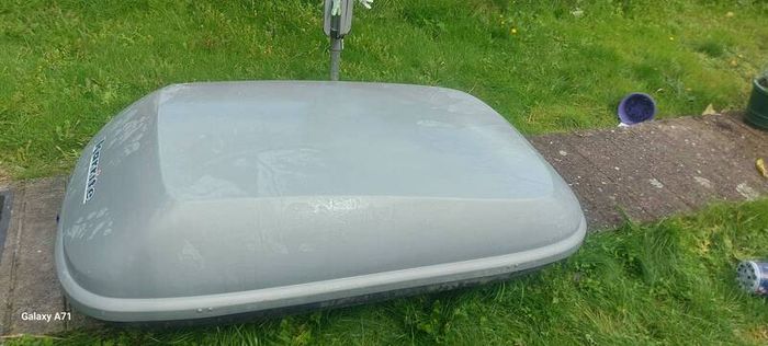 roof box and rails