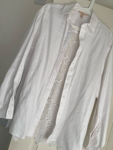 H&M linen shirt size S NEW