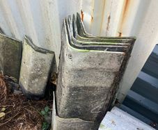 Ridge caps 90 degree. 30 feet