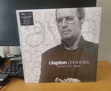 Clapton Chronicles the best of eric clapton 2lp black and white splatter