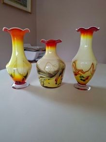 Glassware - Art Vases X 3.