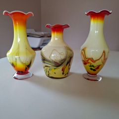 Glassware - Art Vases X 3.